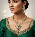 Traditional Indian wedding bridal statement collection neck piece
