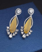 Polished brass alloy base marquise crystal evening gala ornaments list
