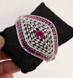 Golden overlay openable mechanism heavy traditional wedding kada band file