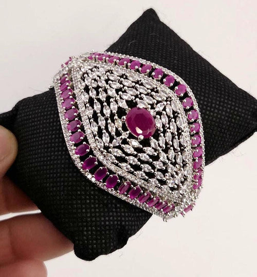 Golden overlay openable mechanism heavy traditional wedding kada band file