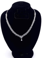 American Diamond Bridal Jewelry Set – Necklace, Earrings, Bracelet, Ring