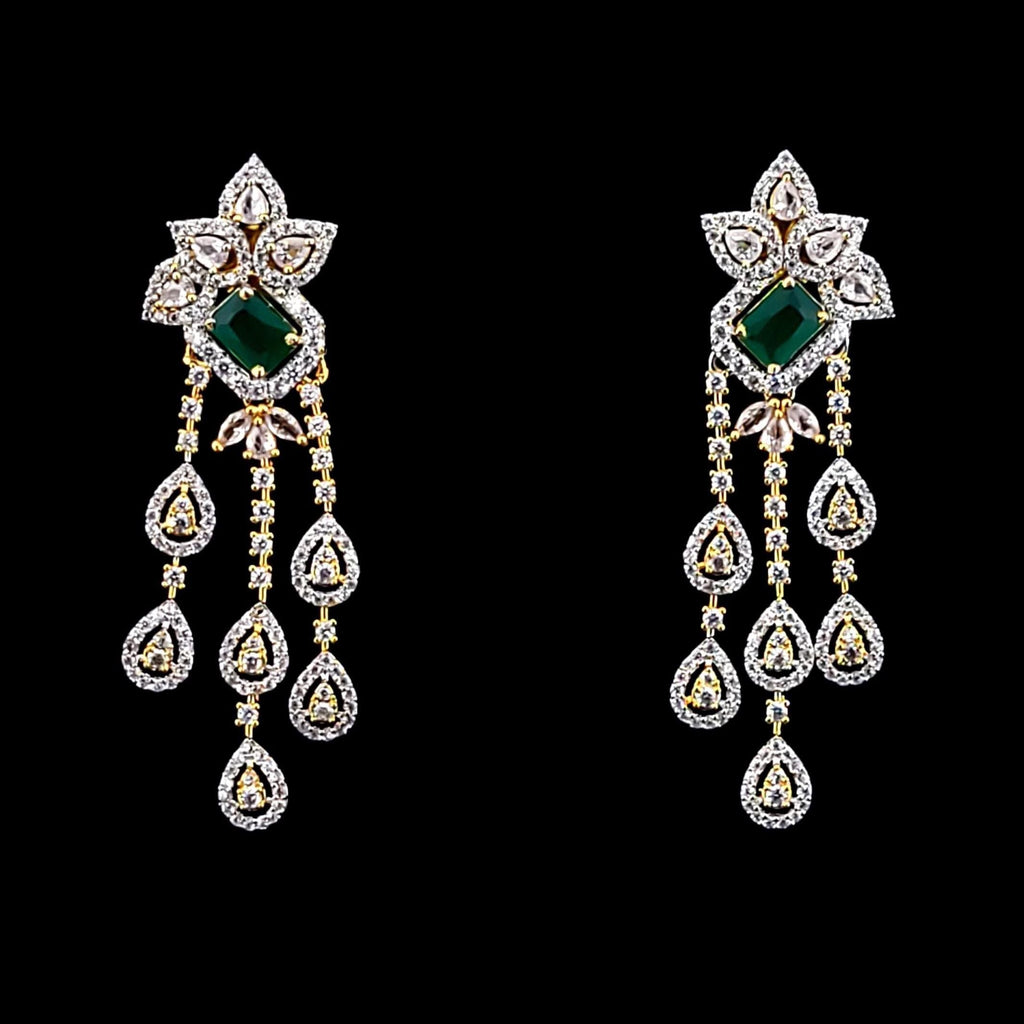 Green Kundan Choker Necklace & Earrings Set – Gold Plated Indian Bridal Jewelry