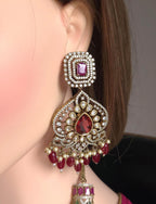 Peacock Moissanite Kundan Bridal Choker Set, Indian Wedding Jewelry, Statement Lehenga Necklace, Nikkah Reception Jewelry